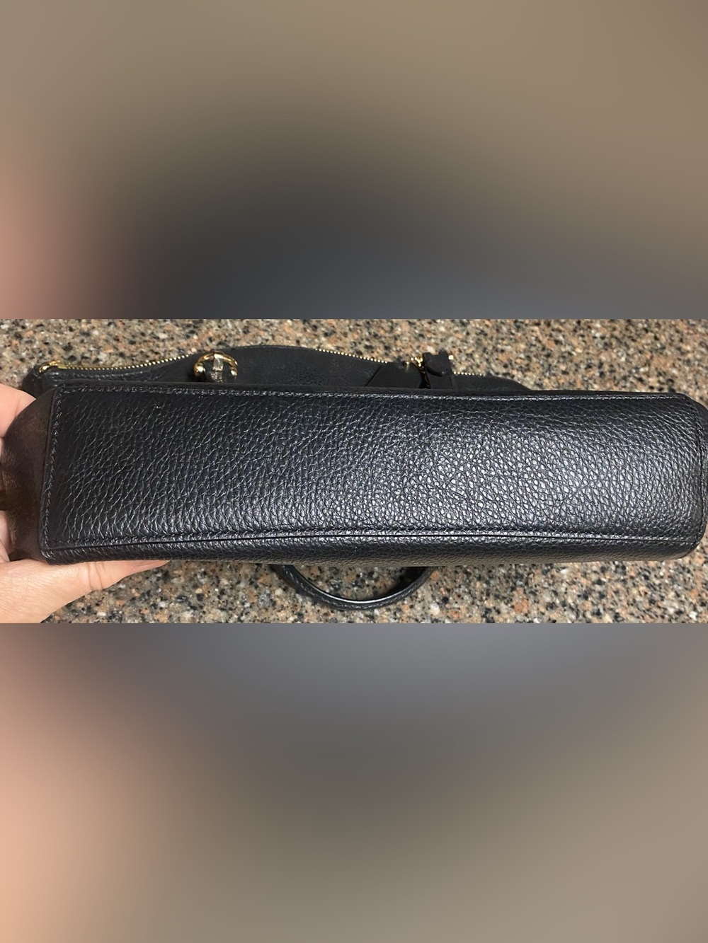 Price Drop! Coach Black Pebbled Leather Prairie Satchel Shoulder Bag - Picture 10 of 10
